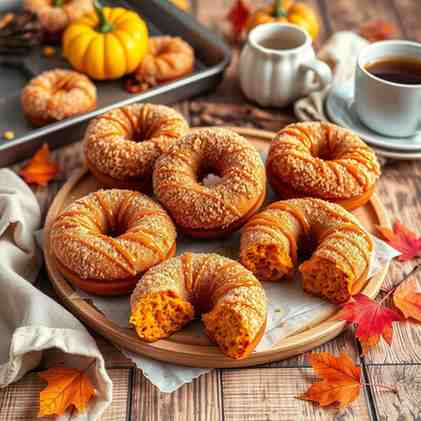 Sweet Potato Doughnuts - An Easy Recipe for Fall